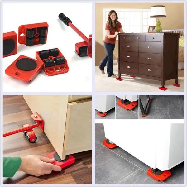 Heavy Furniture Mover Tool Set | Easy To Use Ergonomics Design Furniture Moving Tool MuzzaHub
