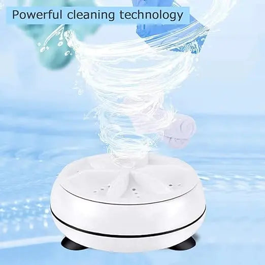 Ultrasonic Rotating Turbine Washing Machine For Socks Underwear Dishes Clothes MuzzaHub