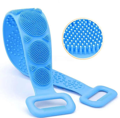 Double Side Bath Towel Scrubber (random Color)