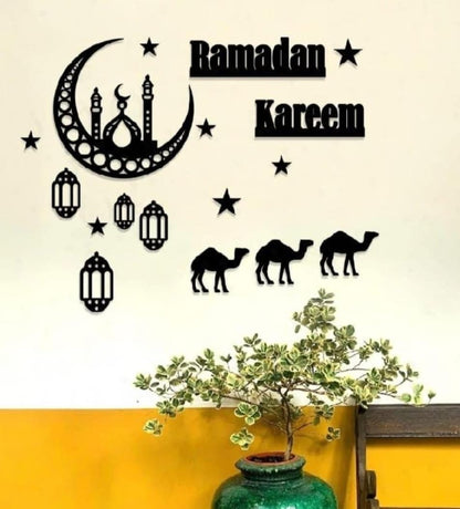 Ramadan Kareem 3D Wooden Wall mart