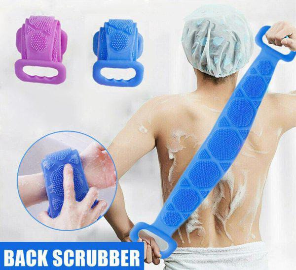 Double Side Bath Towel Scrubber (random Color)