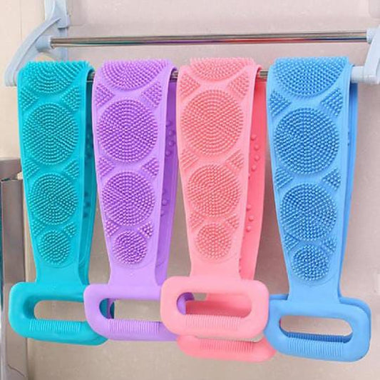 Double Side Bath Towel Scrubber (random Color)