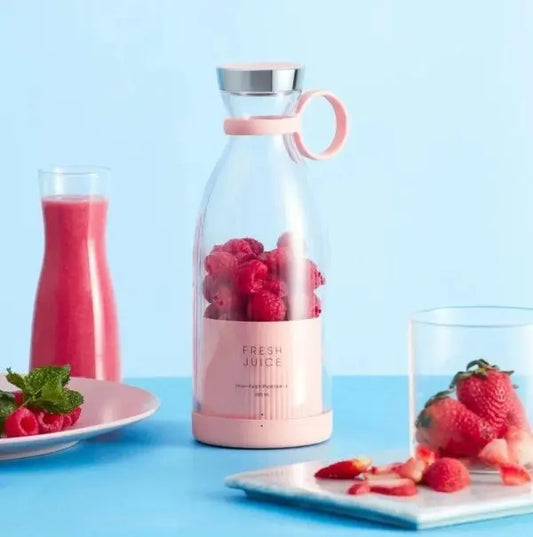 Electric Fruit Juicer Mixers Rechargeable – 420ml ( Random Color ) MuzzaHub