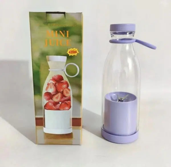 Electric Fruit Juicer Mixers Rechargeable – 420ml ( Random Color ) MuzzaHub