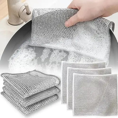 Pack Of 10 Dish Washing Cleaning Cloth For Kitchen Dishes