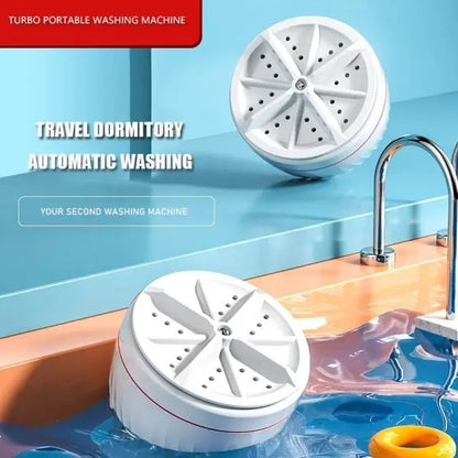 Ultrasonic Rotating Turbine Washing Machine For Socks Underwear Dishes Clothes MuzzaHub