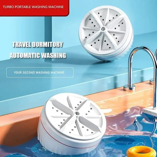 Ultrasonic Rotating Turbine Washing Machine For Socks Underwear Dishes Clothes MuzzaHub