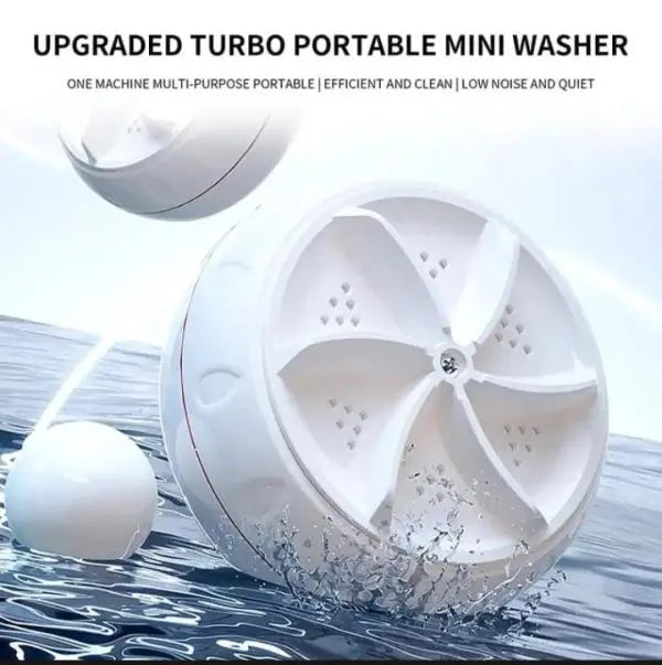 Ultrasonic Rotating Turbine Washing Machine For Socks Underwear Dishes Clothes MuzzaHub