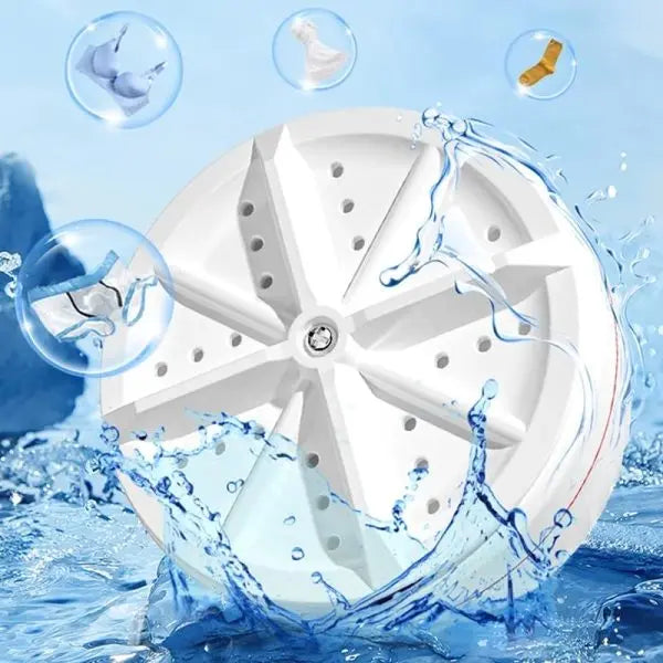 Ultrasonic Rotating Turbine Washing Machine For Socks Underwear Dishes Clothes MuzzaHub