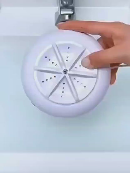 Ultrasonic Rotating Turbine Washing Machine For Socks Underwear Dishes Clothes