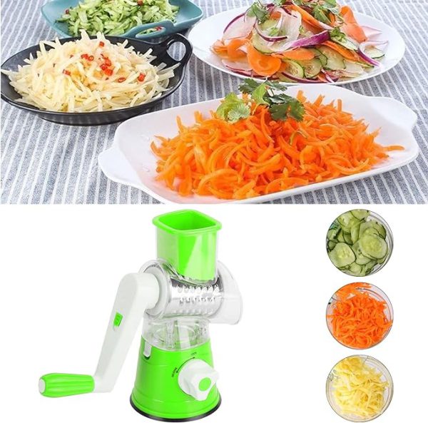 Manual Vegetable Cutter Slicer & Grater | Multi-functional Kitchen Gadget (random Colors)